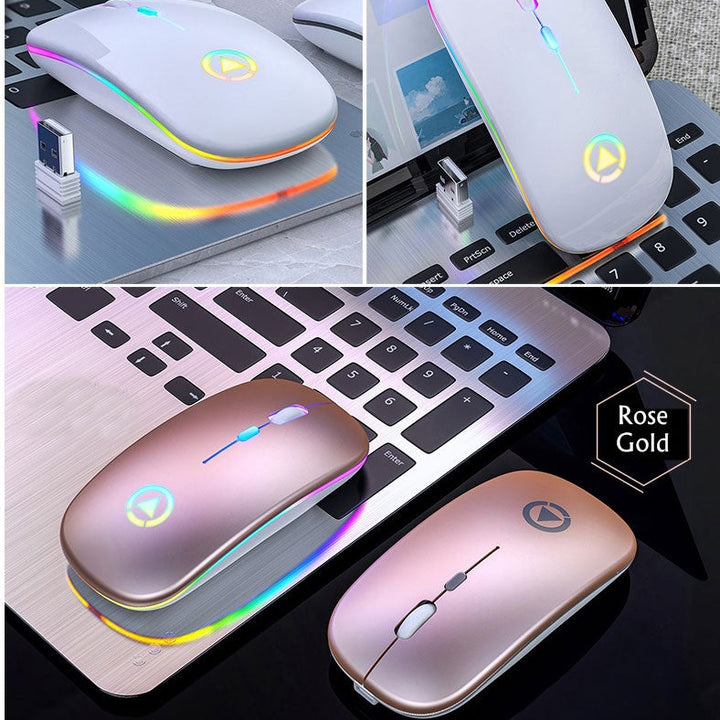 2.4GHz RGB Wireless USB Rechargeable Mouse